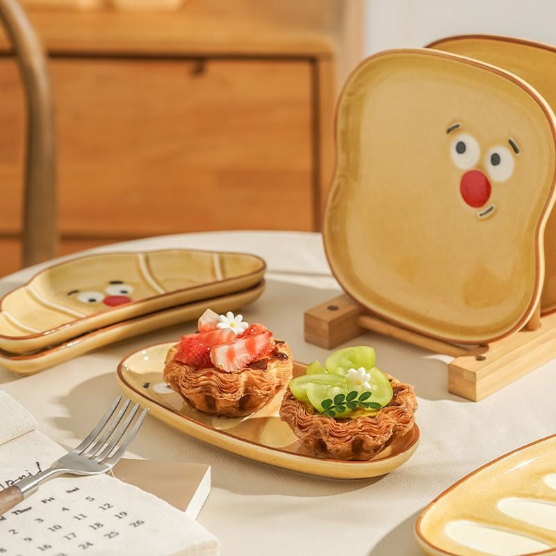 Cute bread plate