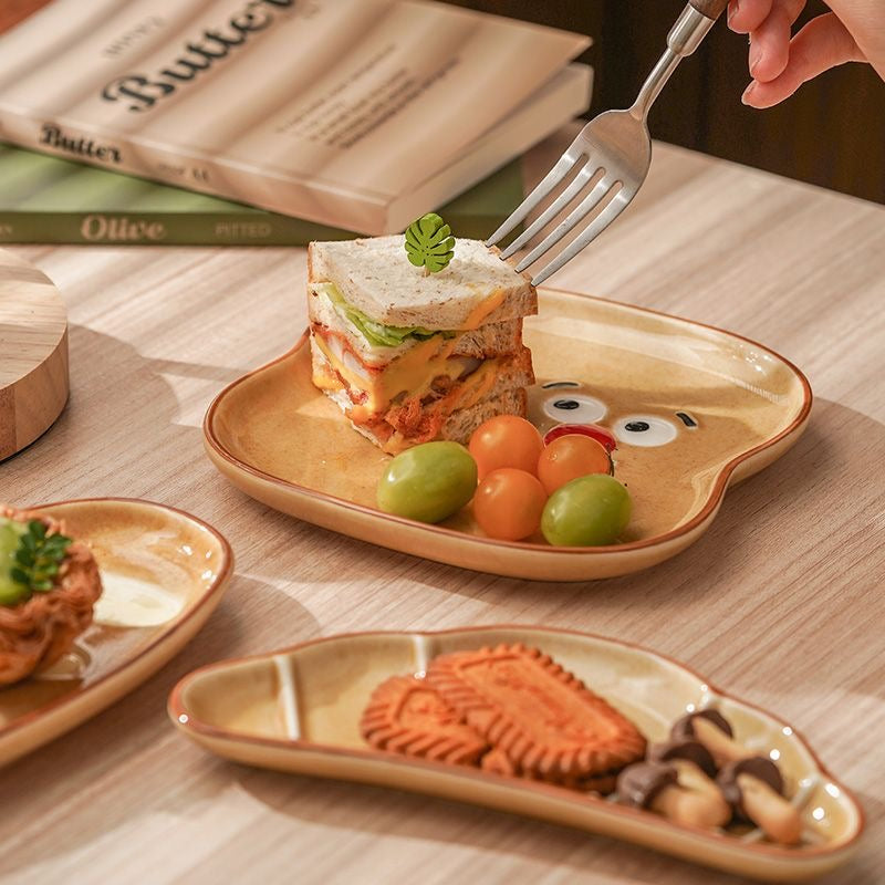 Cute bread plate