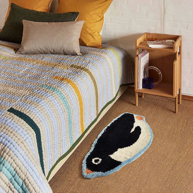 Cartoon penguin Polaris carpet