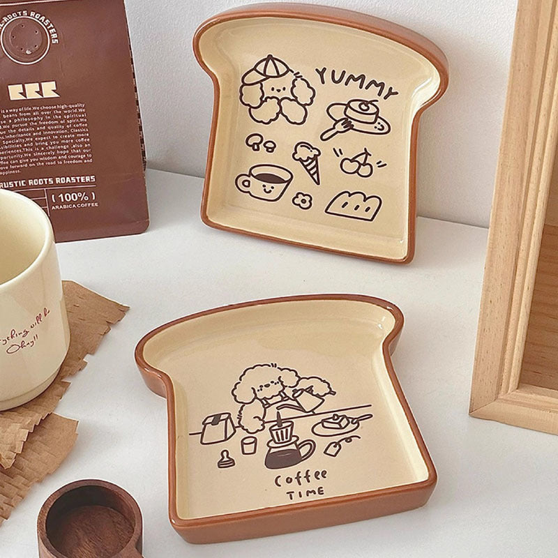 Toast breakfast plate