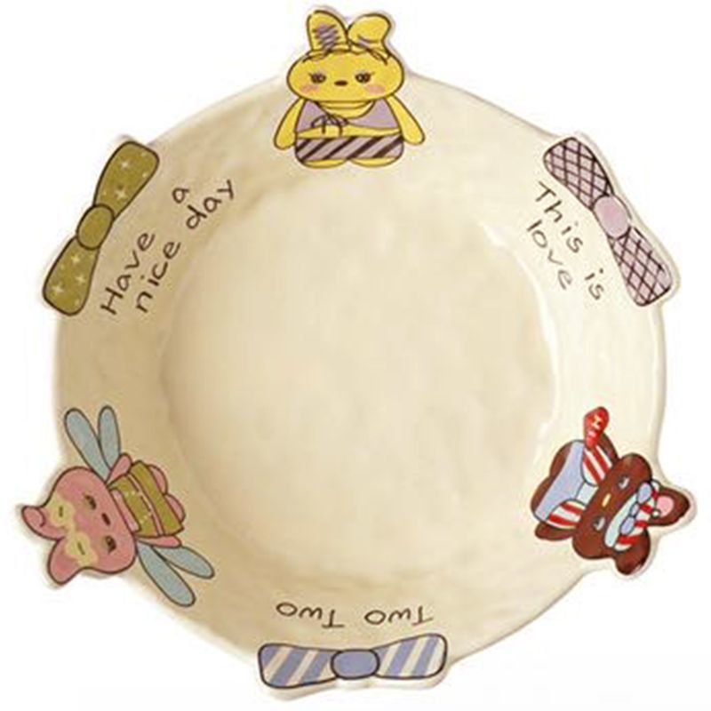 Bow rabbit salad bowl