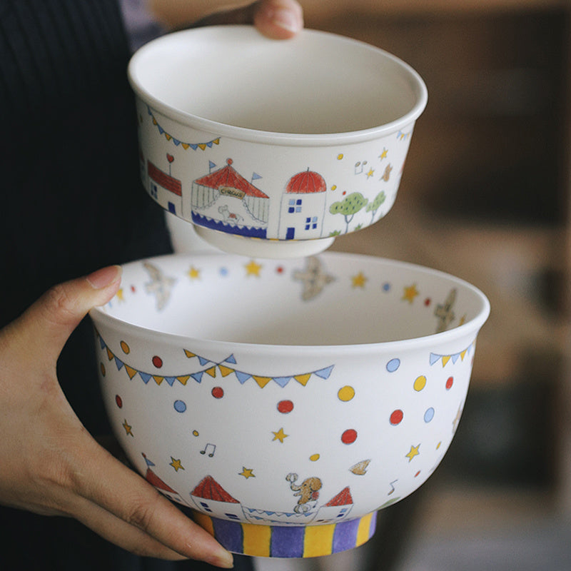 Fairy tale Town Circus Ceramic tableware