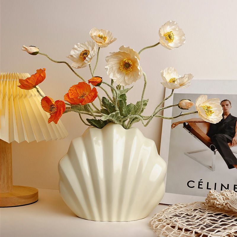 Shell Ceramic Vase