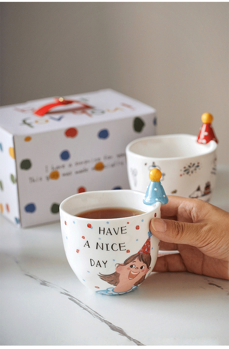 Happy birthday Hat Ceramic Mug