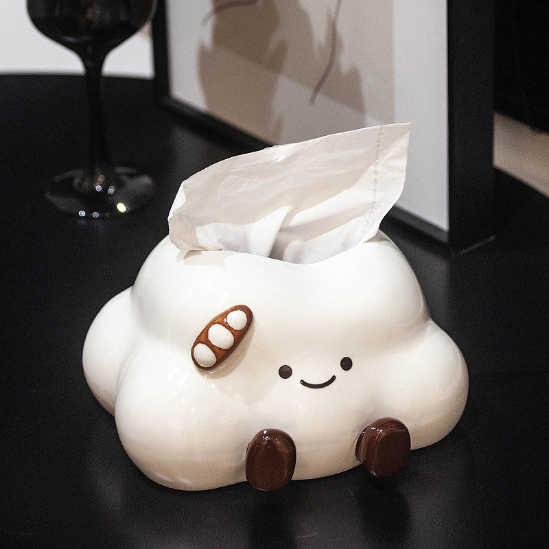 Cute Cloud Ceramic Tissue box