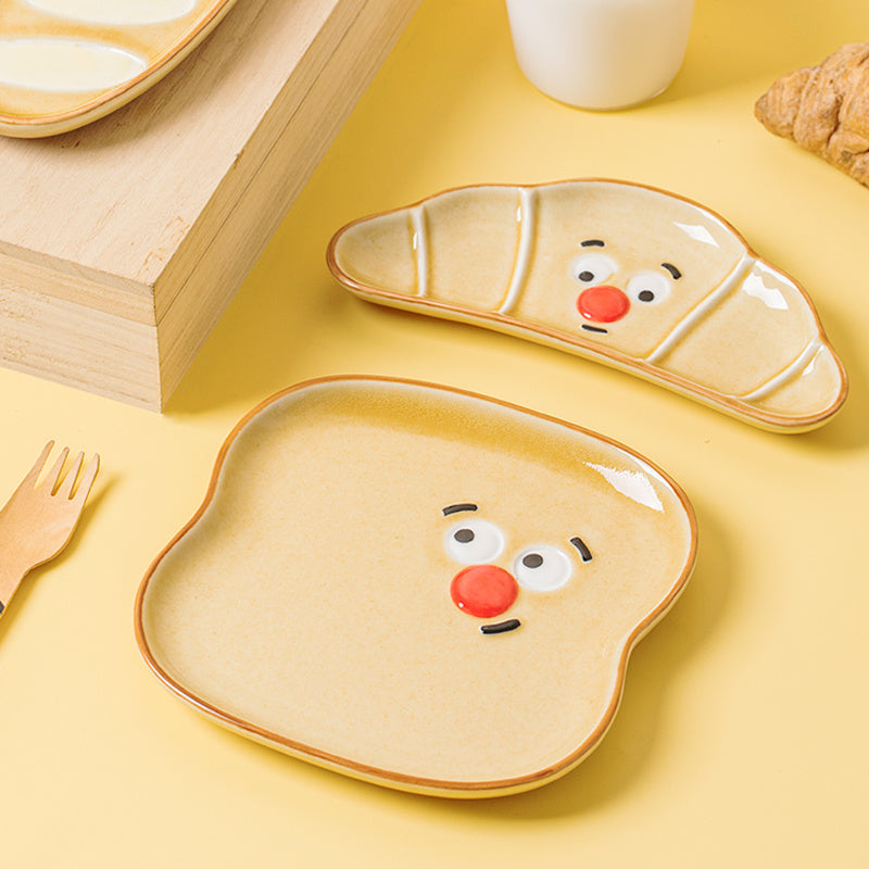 Cute bread plate