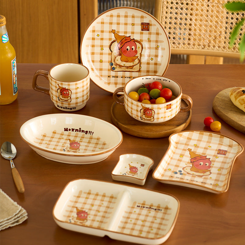 Star Man Toast Ceramic Tableware