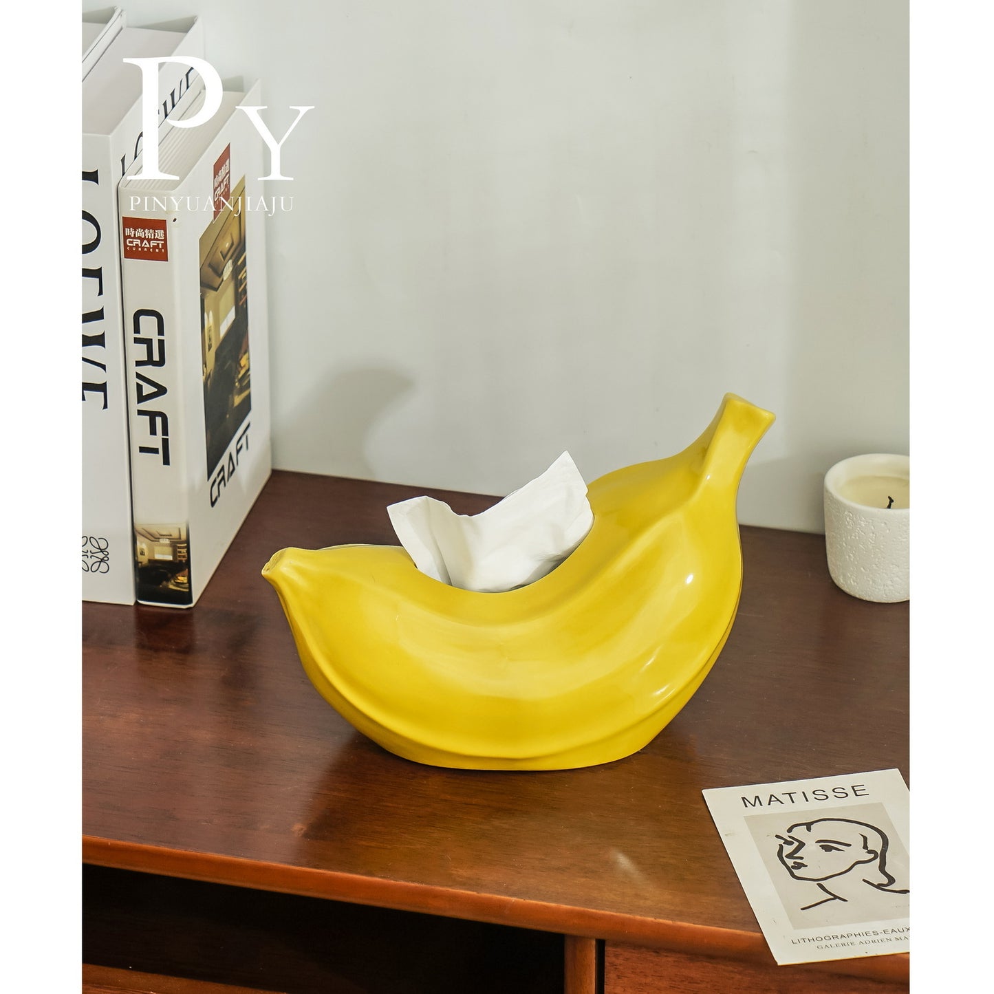 Creative Banana Tissue Box