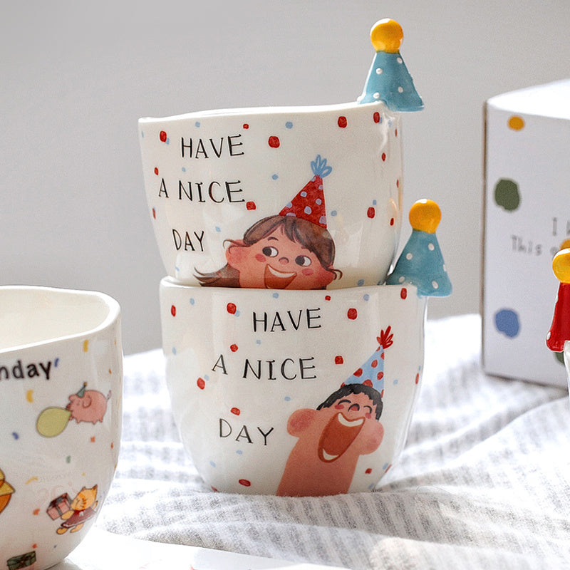 Happy birthday Hat Ceramic Mug