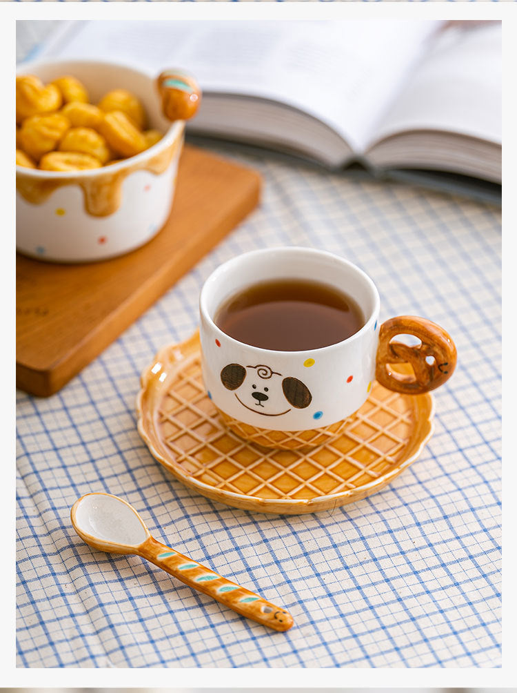 Bread Puppy ceramic tableware