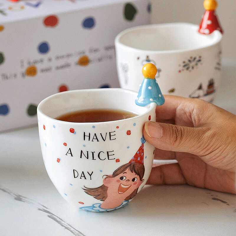 Happy birthday Hat Ceramic Mug