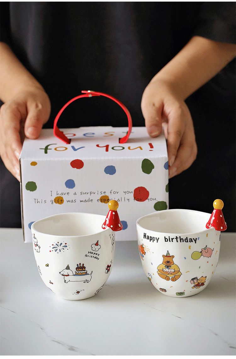 Happy birthday Hat Ceramic Mug