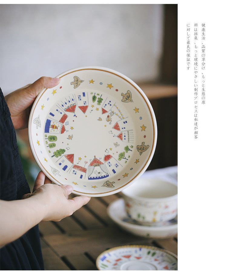 Fairy tale Town Circus Ceramic tableware