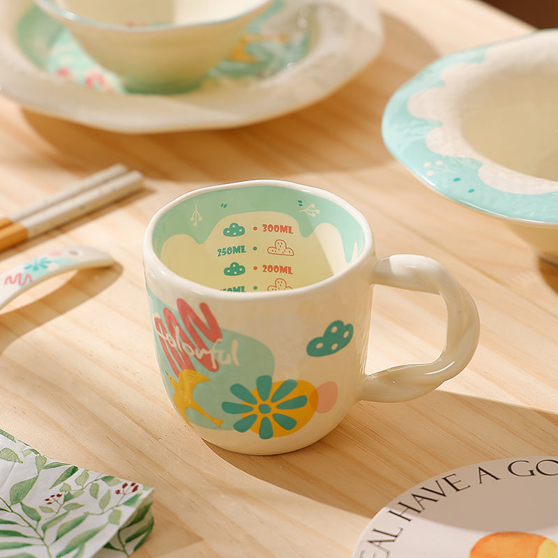 Fresh summer Marine ceramic tableware