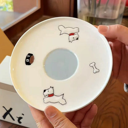 West Highland White Terrier Coffee Cup and Saucer