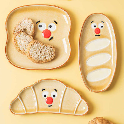 Cute bread plate