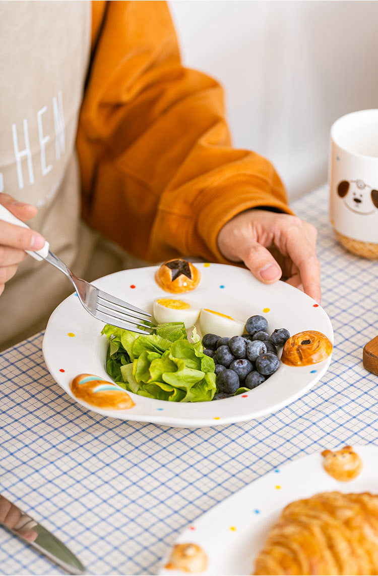 Bread Puppy ceramic tableware