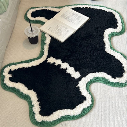 Schnauzer dog plush carpet
