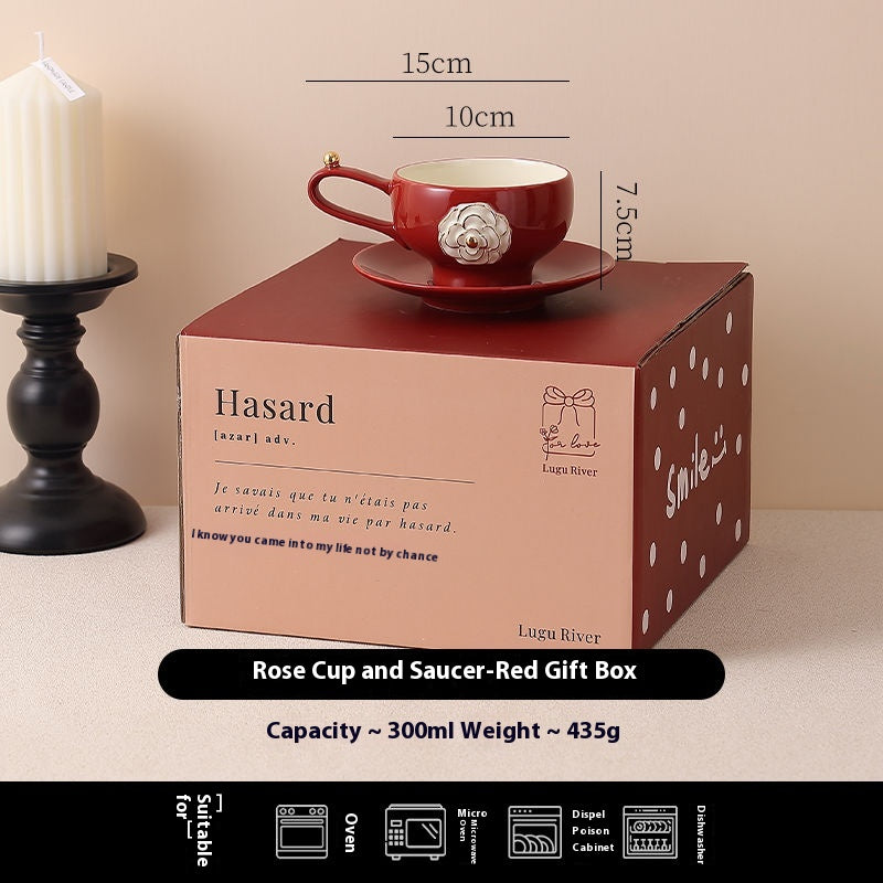 Camellia coffee cups and saucers