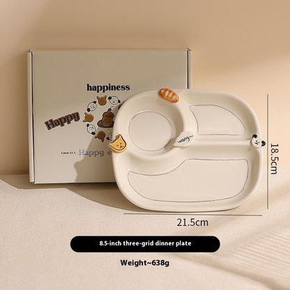 Cartoon button puppy ceramic tableware