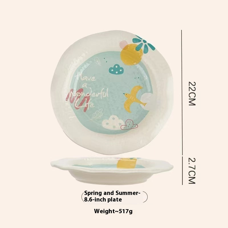 Fresh summer Marine ceramic tableware