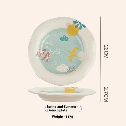 Fresh summer Marine ceramic tableware