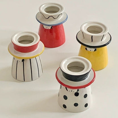 Handmade dopamine puppy ceramic cup