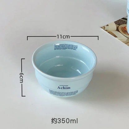 Korean Sky Blue Ceramic Tableware