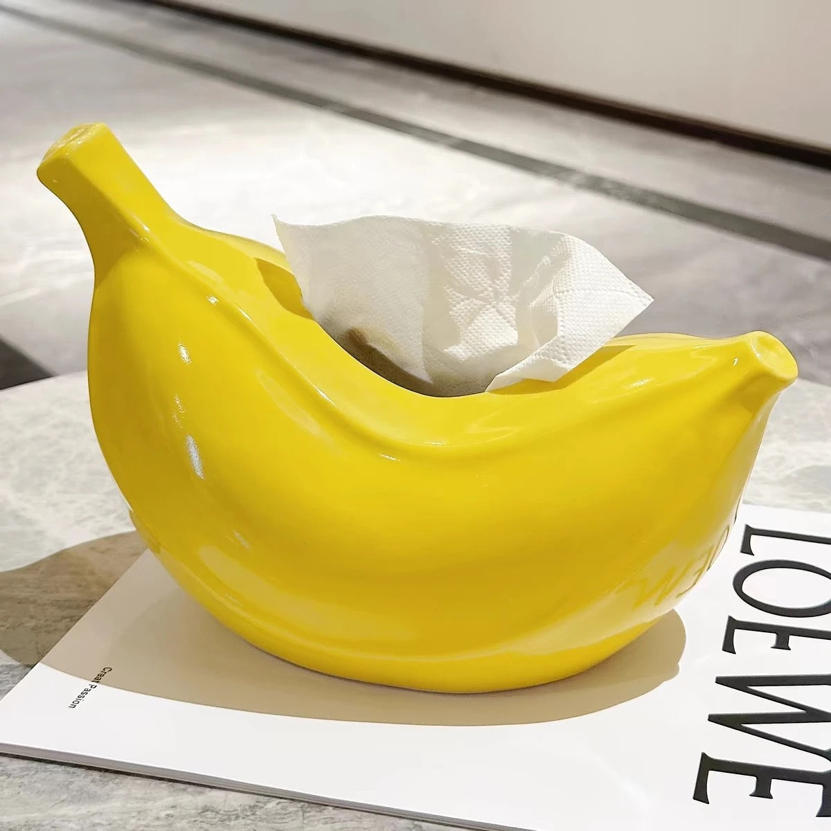 Creative Banana Tissue Box