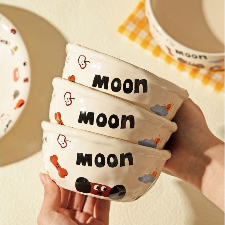 Moon Dog ceramic tableware