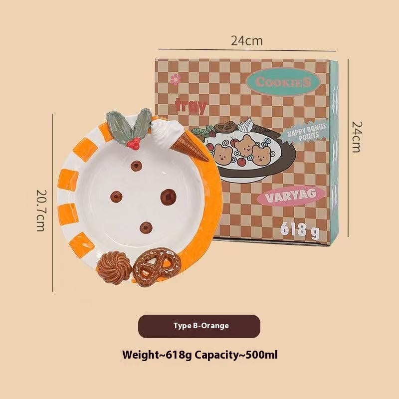 Cookie deep plate