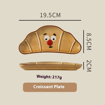 Cute bread plate