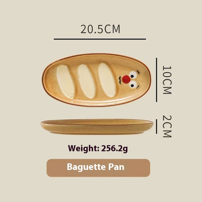 Cute bread plate