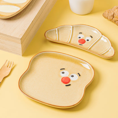 Cute bread plate