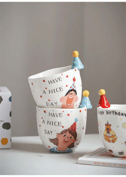 Happy birthday Hat Ceramic Mug