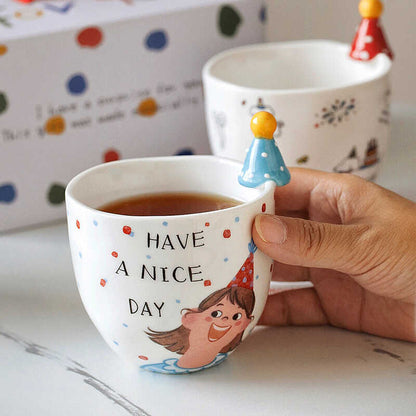 Happy birthday Hat Ceramic Mug