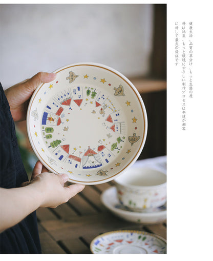 Fairy tale Town Circus Ceramic tableware