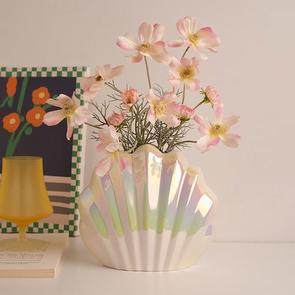 Shell Ceramic Vase