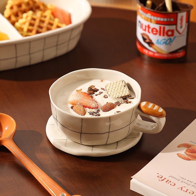Cartoon button puppy ceramic tableware